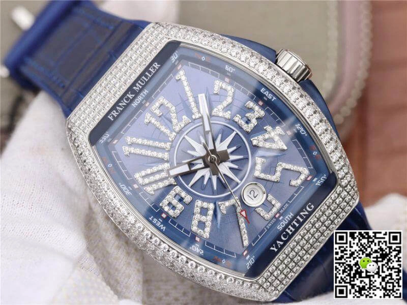 Franck Muller Vanguard V45.SC.DT.AC.BL 1:1 Best Edition Replica Watch Swiss ETA2824-2